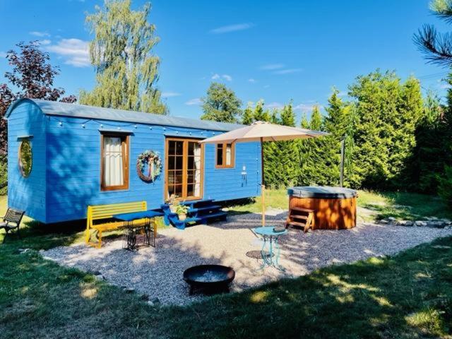 Glamour Maringotka v NP České Švýcarsko U Mluvících kamenů Stare Krecany Exterior foto